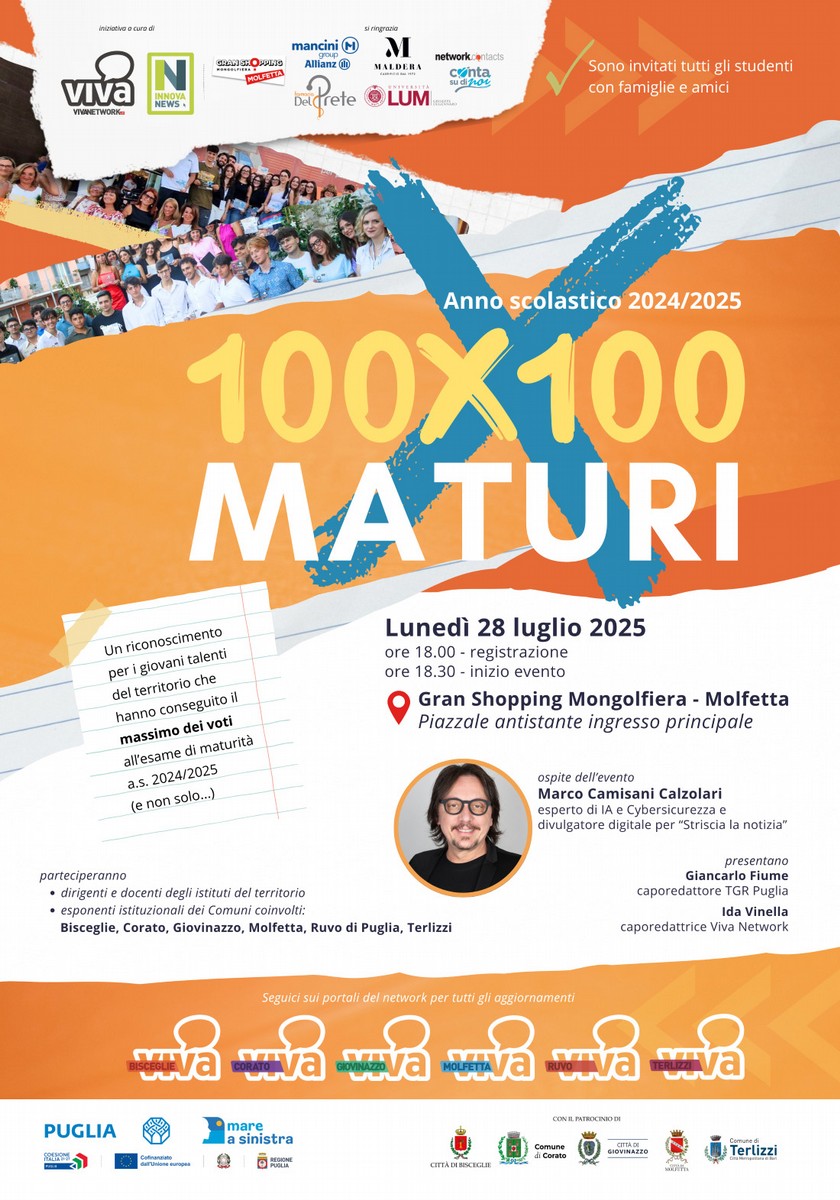 100x100 maturi edizione 2025