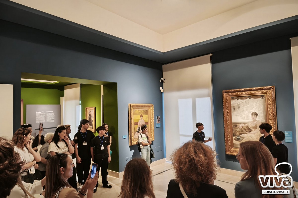 Alunni "Santarella" in Pinacoteca De Nittis
