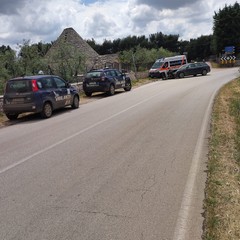 Corato, scontro fra due auto sulla strada per Castel del Monte
