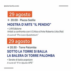 Estate a Corato 2026: il programma completo di "Sei la mia città"