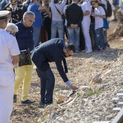 Il Ministro Toninelli sul luogo del disastro ferroviario del 2016