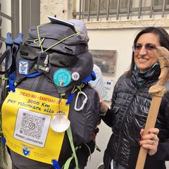 In cammino da Corato a Santiago: Norbert parte per il suo viaggio a piedi