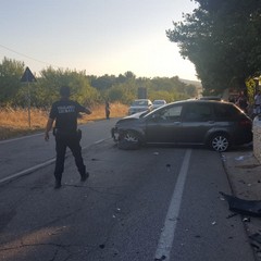 Incidente con feriti sulla provinciale Corato-Castel del Monte