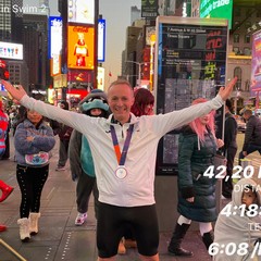 Antonio Arbore alla maratona di New York