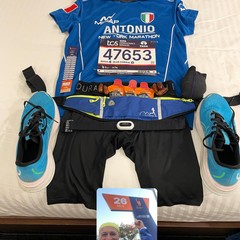 Antonio Arbore alla maratona di New York