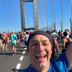 Antonio Arbore alla maratona di New York