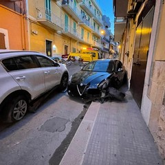 Corato, incidente in via Sant'Elia