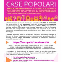 Il bando case popolari a Corato