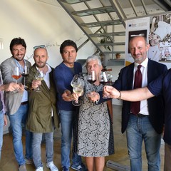 da sinistra Gianluca Spagnolo Roberto Strippoli Stafano DOnghia Antonio Di Nunno Vittoria Cisonno Beppe Schino Pietro Zito JPG