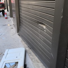 L'incendio in via San Vito