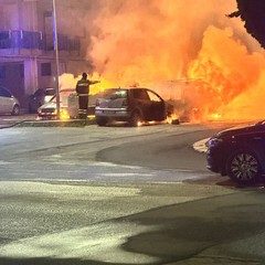 incendio auto Corato