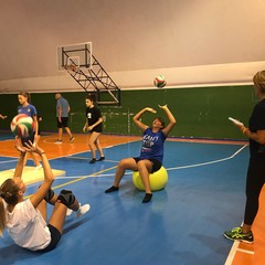 La preparazione atletica della squadra femminile