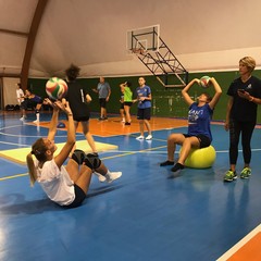 La preparazione atletica della squadra femminile