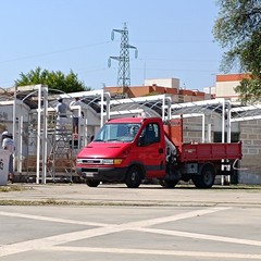 lavori pitturazione parco comunale Corato