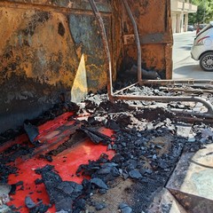 Incendio mezzo agricolo