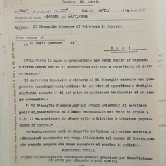 Dichiarato «sovversivo e antifascista» per un insulto al Re