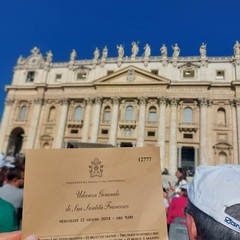 La Delegazione di Avis Corato all’udienza di Papa Francesco