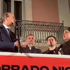 Ieri il comizio di Corrado De Benedittis con Antonio Decaro