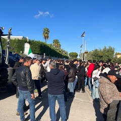 Protesta con gli studenti