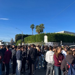 Protesta con gli studenti