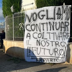 Protesta con gli studenti