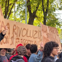 Protesta con gli studenti