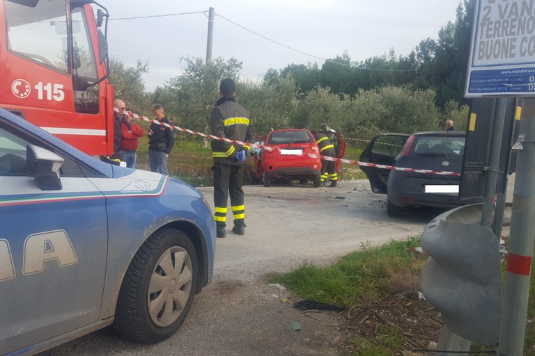 Incidente stradale Via Gravina