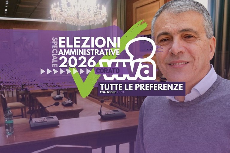 Elezioni amministrative Corato 2026, i voti per i candidati della coalizione di Pietro Zona