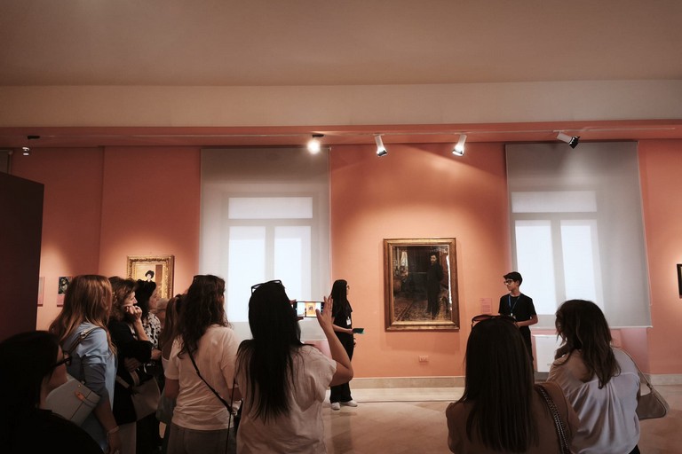 Progetto scuola in Pinacoteca De Nittis. <span>Foto I.C. Cifarelli-Santarella-Battisti </span>
