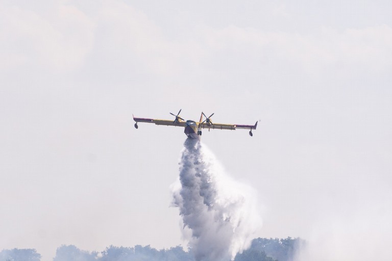 Incendio. <span>Foto Vittorio Quinto</span>