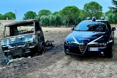 Ritrovata carcassa di un furgone in agro di Andria: era stato rubato a Corato