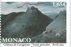 Alberto di Monaco in Puglia, due francobolli commemorativi