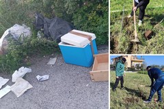 I volontari di PuliAmo Corato in azione anche durante le festività