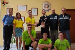 Donazione dei Carabinieri di Andria alla onlus "Gocce nell'oceano"