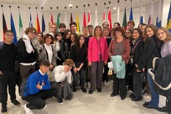 Studenti del liceo classico "Oriani" in visita al Parlamento Europeo. Foto