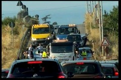 Scontro tra due auto sulla SP85: traffico in tilt nel pomeriggio