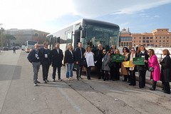 Presentati i 33 nuovi autobus Stp nella giornata di sensibilizzazione contro gli atti vandalici