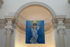 Inaugurata la tela di Luigi Basile nella Cappella del Cimitero