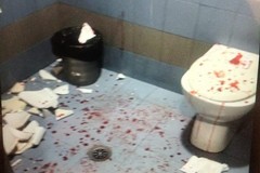 Sangue nei bagni della stazione FBN di Corato: interviene la scientifica
