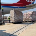 Arrivato in Puglia cargo con 26 tonnellate di dispositivi di protezione individuale