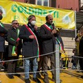 Coldiretti in piazza contro la guerra. Corato urla  "presente! "