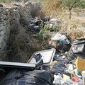 Discarica di rifiuti sulla vecchia provinciale Corato - Molfetta