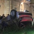Incidente a Corato: auto si ribalta su viale IV Novembre