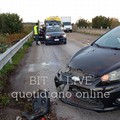 Scontro fra due auto sulla strada provinciale 231, una era stata rubata