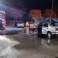 Tregua finita a Corato, un'auto incendiata in via Mercalli