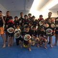 Gli atleti del Team Energym alla finale dei campionati assoluti di kick boxing WKF