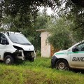 Furgone rubato ritrovato nelle campagne dalle Guardie Campestri