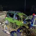 Incidente sulla Corato - Bisceglie: auto finisce fuori strada