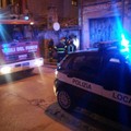 Fiamme a ridosso di via Carmine