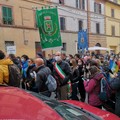 Il gonfalone di Corato alla marcia Perugia - Assisi